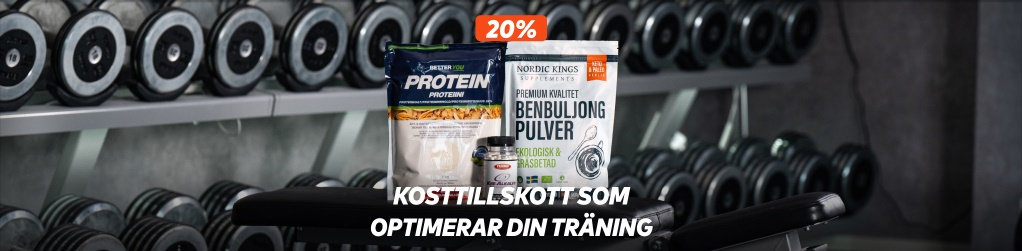 Kosttillskott & Livsmedel - 20%